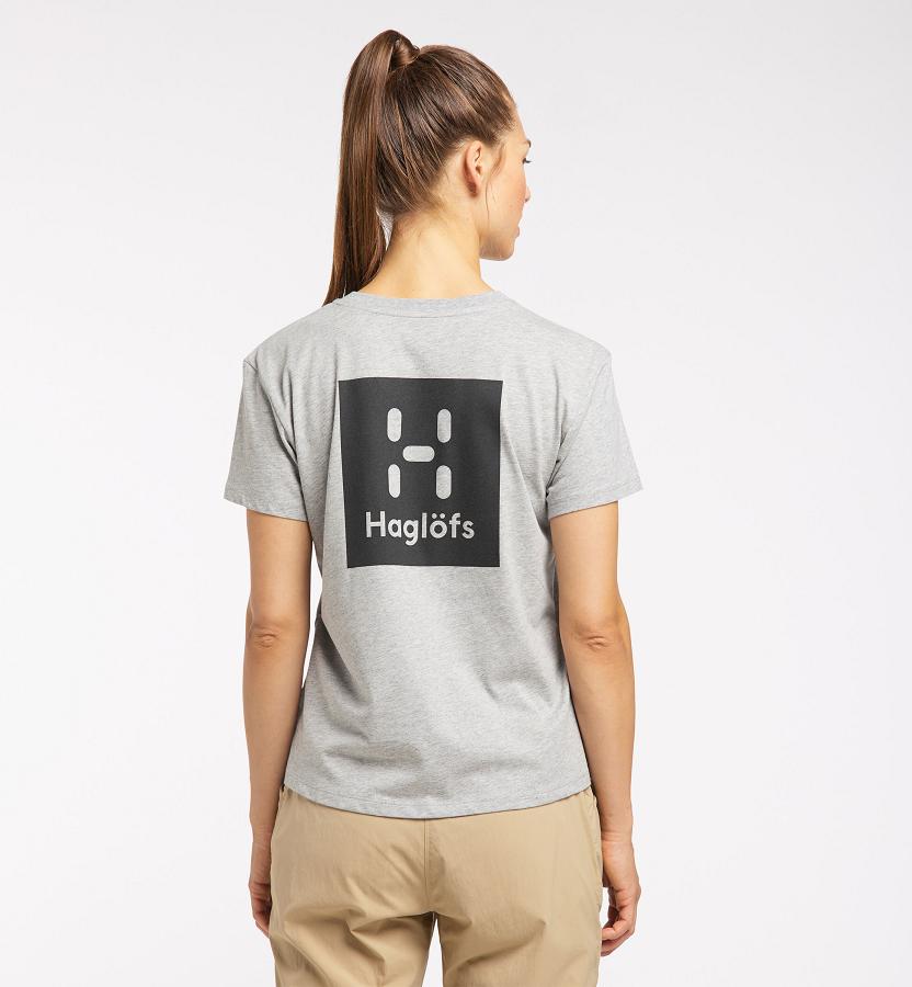 Haglöfs Womens Camp T-Shirt Grey New Zealand 68943KBVD